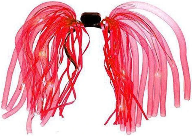 Main image of Blinkee 5041000 Red LED Noodle Headband Flashing Dreads