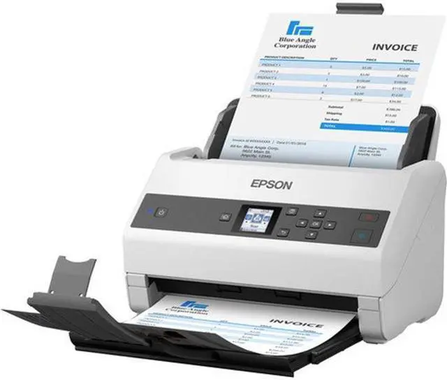 Alt view image 8 of 14 - Epson WorkForce DS-970 Sheetfed Scanner 600 dpi Optical B11B251201