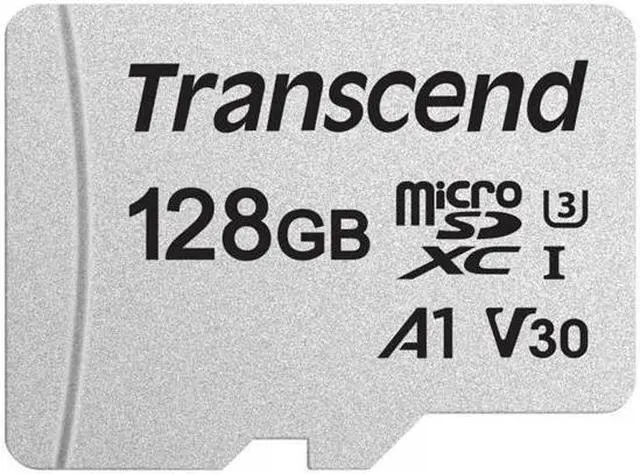 Alt view image 6 of 18 - Transcend 300s 128GB Class 10/UHS-I U3 microSDXC with Adapter TS128GUSD300SA