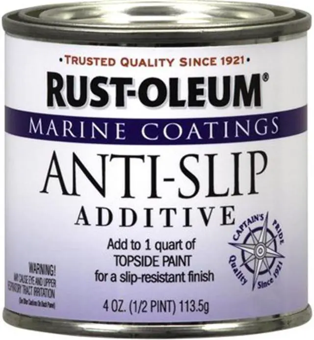Alt view image 4 of 7 - RUST-OLEUM 207009 Marine Coatings Anti-Slip Additive, Clear, Half Pint