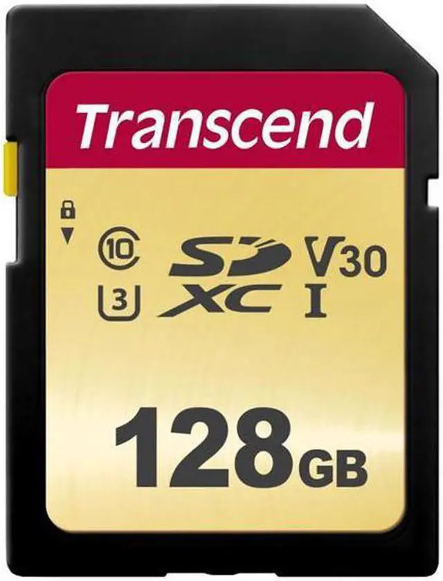 Alt view image 8 of 18 - 128GB Transcend 500S SDXC UHS-I U3 V30 SD Memory Card CL10 95MB/sec MLC Flash