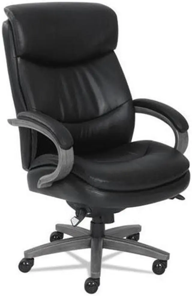 Alt view image 2 of 8 - La-Z-Boy 48961A Woodbury Big and Tall Executive Chair, Black
