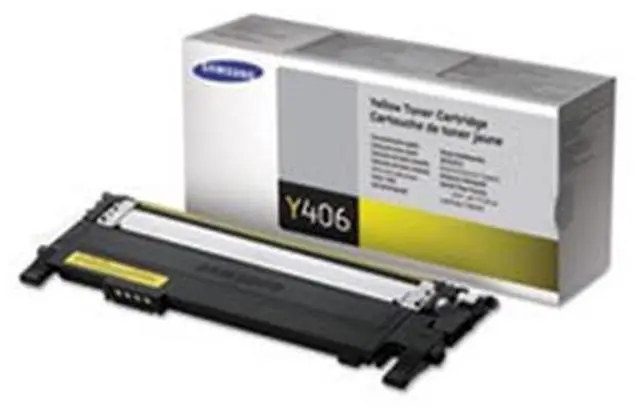 Main image of Samsung SU466A 1000 Page Yield CLTY406S Toner Cartridge - Yellow