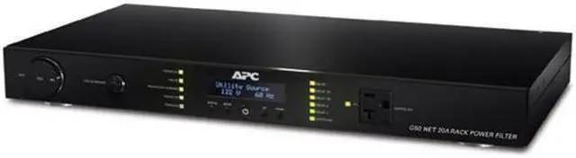 Alt view image 6 of 7 - APC G50NETB-20A2 9-Outlet 20-Amp Rack-Mountable Power Filter