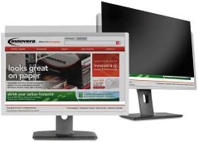 Alt view image 2 of 3 - Black-Out Privacy Filter for 24" Widescreen LCD, 16:9