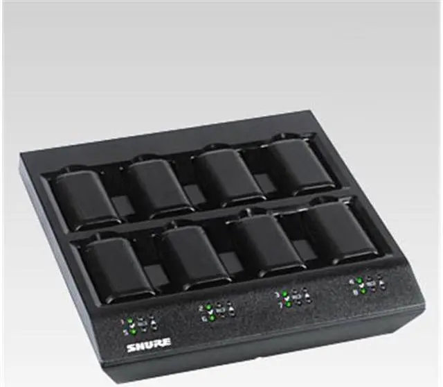 Alt view image 5 of 11 - Shure SBC800US 8-Bay Shure Battery Charge
