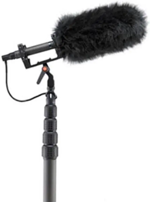 Alt view image 2 of 2 - K-Tek 2'-6" to 10'-3" Klassic 6-Section Graphite Fiber Boom Pole, Uncabled #K123