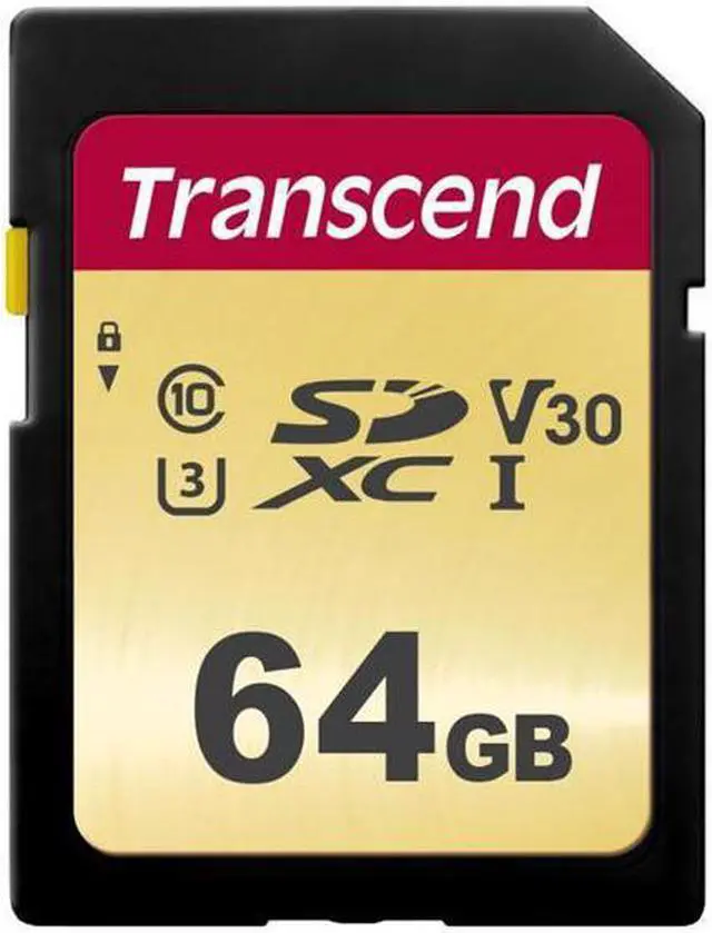 Alt view image 3 of 4 - 64GB Transcend 500S SDXC UHS-I U3 V30 SD Memory Card CL10 95MB/sec MLC Flash