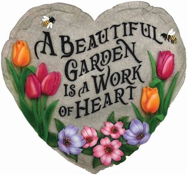 Alt view image 3 of 5 - SPOONTIQUES 13242 BEAUTIFUL GARDEN STEPPING STONE
