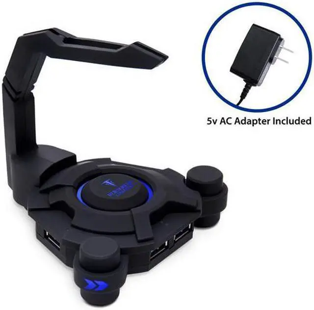 Alt view image 13 of 20 - NARFI Gaming Mouse Bungee and USB 3.0 Hub AC 5v Power Adapter is Included - CL-HUB53003
