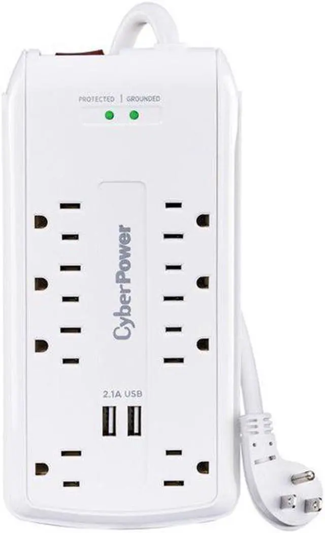 Main image of CyberPower P806U Home Office Surge-Protector - 8 Outlets