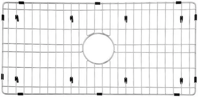 Main image of Gourmetier GKFAWR3318 Modern Arcticstone 29 x 14 in. Kitchen Sink Grid - Brushed