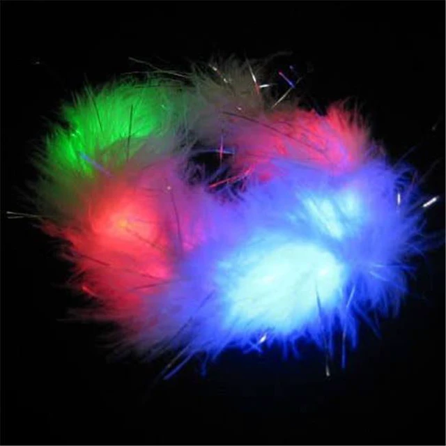Main image of Blinkee 1560000 Feather Bracelets, Jade, Red & Blue