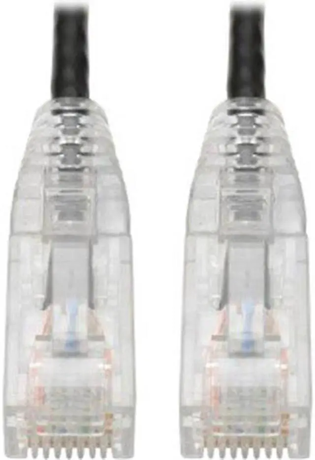 Main image of Tripp Lite N201-S03-BK CAT6 UTP RJ45 Molded Slim Gigabit Patch Cable, Black