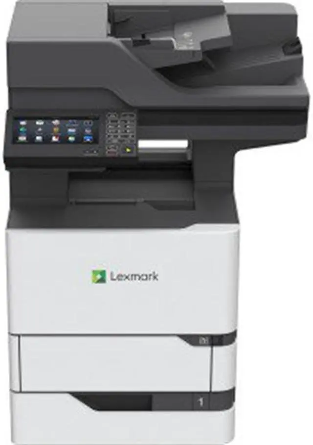 Alt view image 3 of 11 - Lexmark MX722adhe Multifunction Monochrome Duplex Laser Printer