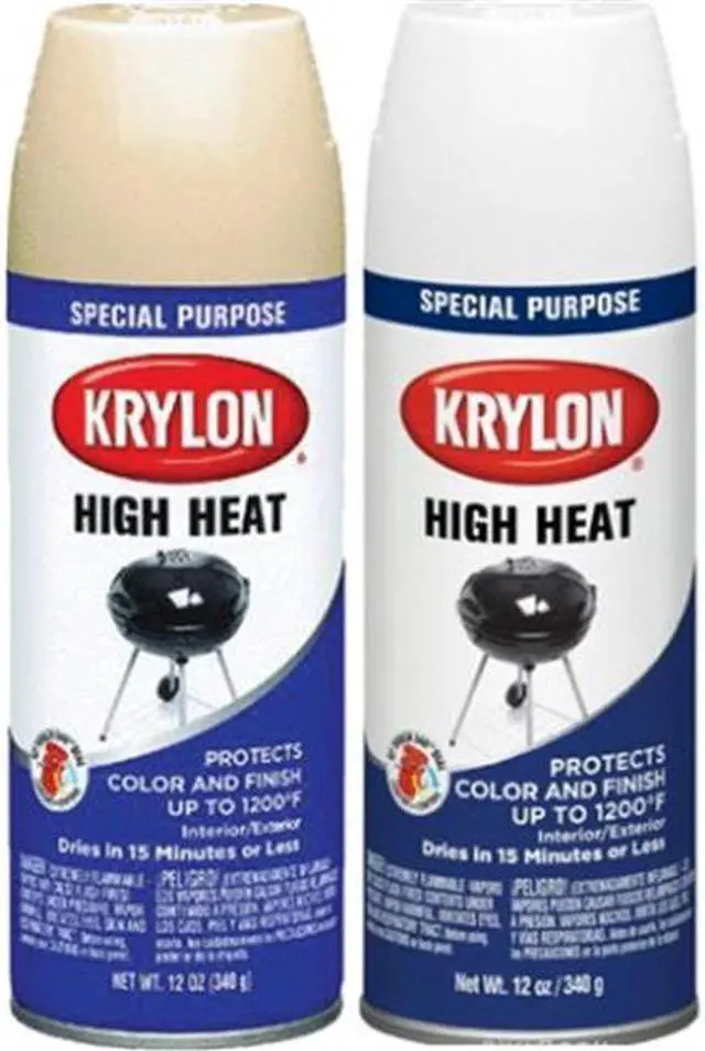 Alt view image 3 of 5 - KRYLON K01505777 Spray Paint, White, Flat, 12 oz.