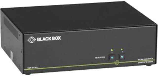 Alt view image 3 of 12 - BLACK BOX SS2P-SH-DP-U SECURE KVM SWITCH, NIAP 3.0 CERTIFIED - 2-PORT, SINGLE-MONITOR, DISPLAYPORT 4K30