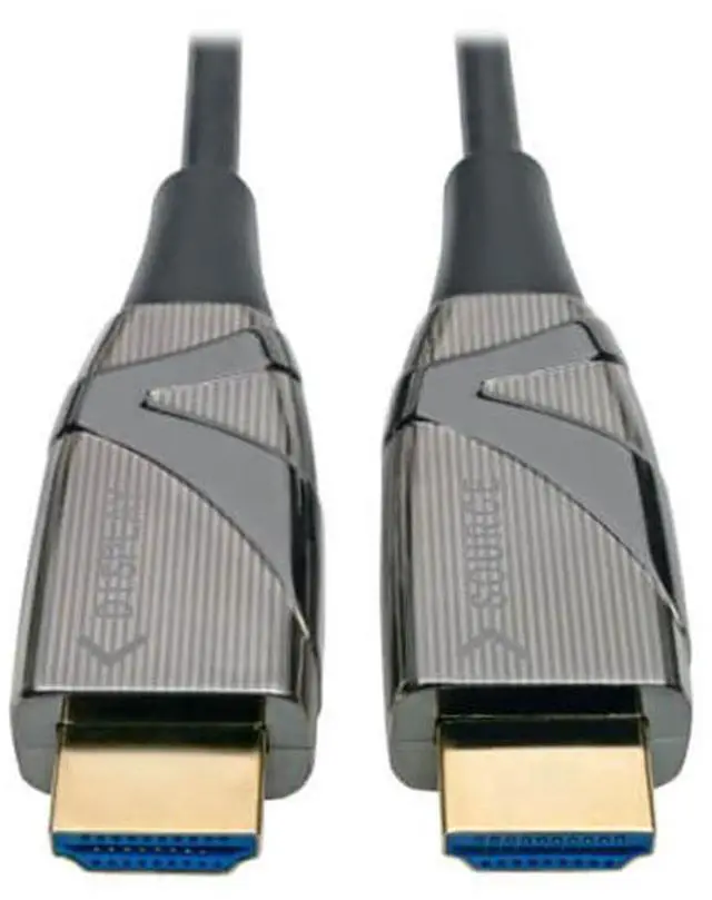 Main image of Tripp Lite B127-002-D2H 12 ft. Displayport To HDMI Over Cat6 Kit, DP Transmitter & Two HDMI Receivers, 4K - 60Hz, TAA, Black