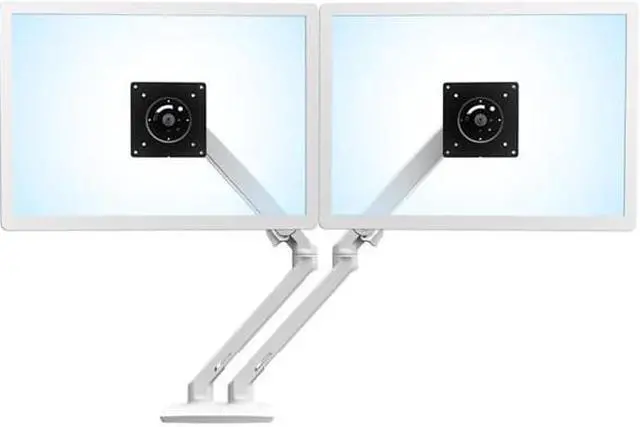 Alt view image 2 of 5 - Ergotron Mounting Arm for Monitor, LCD Display - White - 2 Display(s) Supported24" Screen Support -