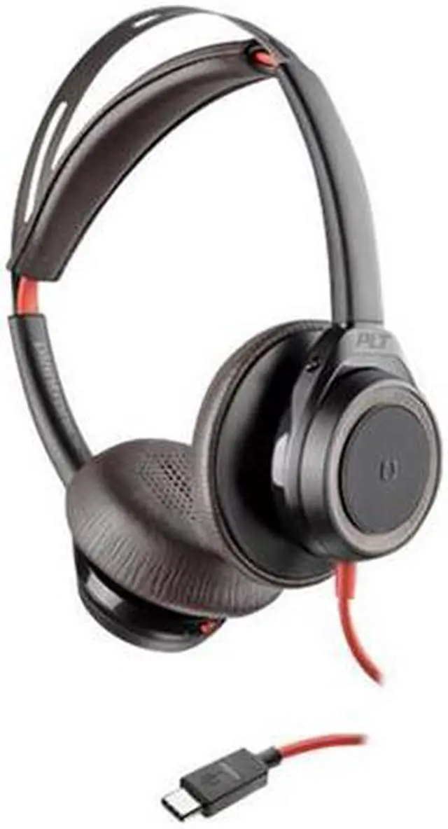 Alt view image 2 of 3 - Plantronics BlackWire 7225 USB-C WW Headset - Black, Part# 211145-01