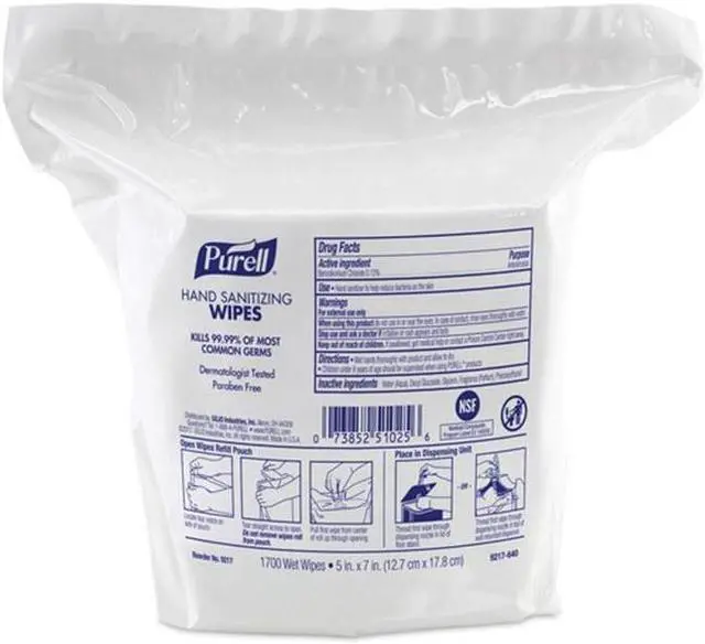 Main image of Gojo 921702 Purell Hand Sanitizing Wipes Dispenser Refill, White