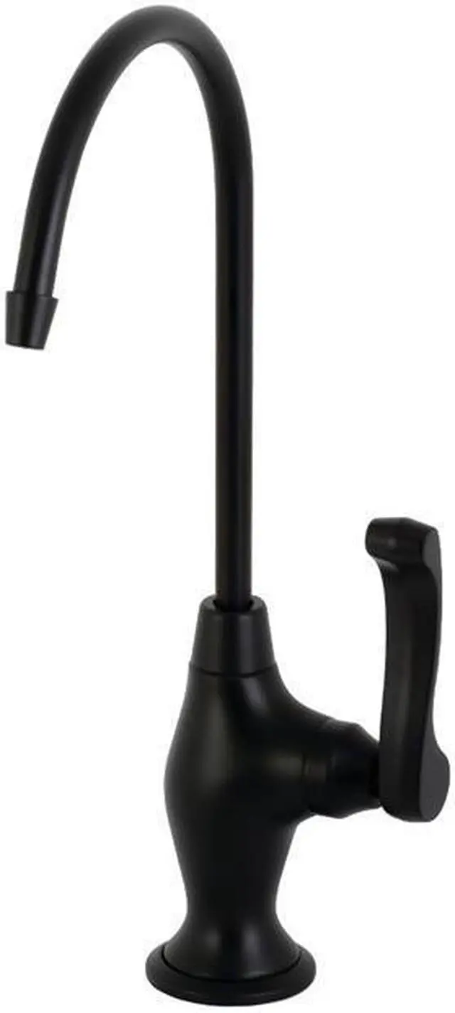 Main image of Kingston Brass KS3190FL Royale Single Handle Water Filtration Faucet, Matte Black