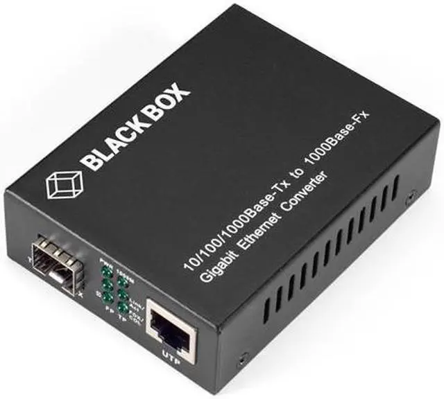 Alt view image 3 of 4 - BLACK BOX LGC210A GB ETH MED CNV COP 1000MB SFP