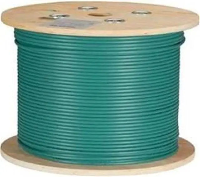 Alt view image 4 of 6 - CAT6A 650-MHZ SOLID ETHERNET BULK CABLE - UNSHIELDED (UTP), CMR PVC, GREEN, 1000