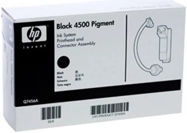 Alt view image 5 of 5 - HP Q7456A TIJ2.50 HP 4500 Pigment Black Printhead & Connector Assembly