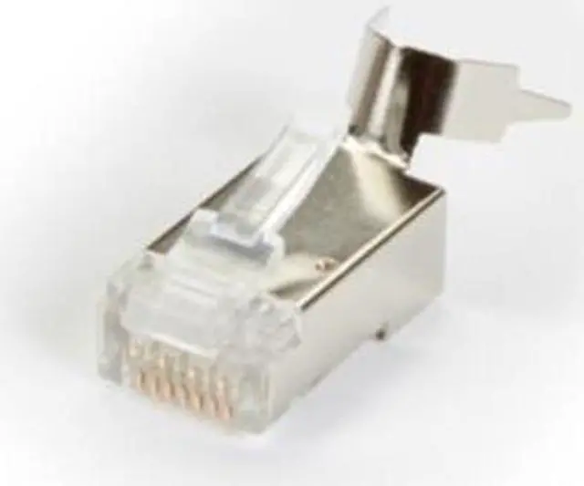 Main image of Black Box FMTP6AS-100PAK CAT6A RJ-45 Modular Plug - Shielded, 100-Pack