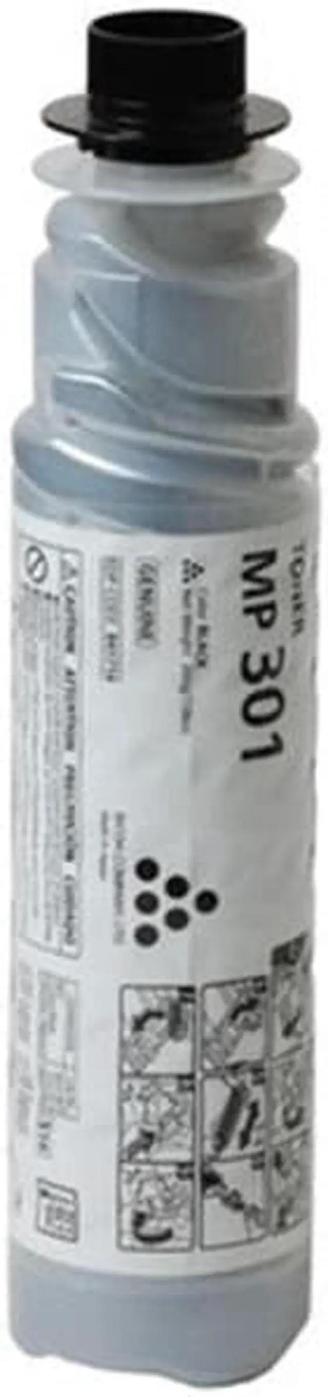 Alt view image 7 of 7 - Black Toner Cartridge for Ricoh 841714 Aficio MP 301SP, Aficio MP 301SPF, Genuine Ricoh Brand