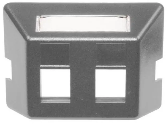 Alt view image 2 of 4 - HUBBELL FP2GY PLATE, FURNITURE,STD,2POR