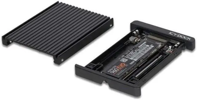 Alt view image 11 of 17 - Icy Dock Mb705m2p-B Drive Enclosure For 2.5" - U.2 (Sff-8639) Host Interface External - Black