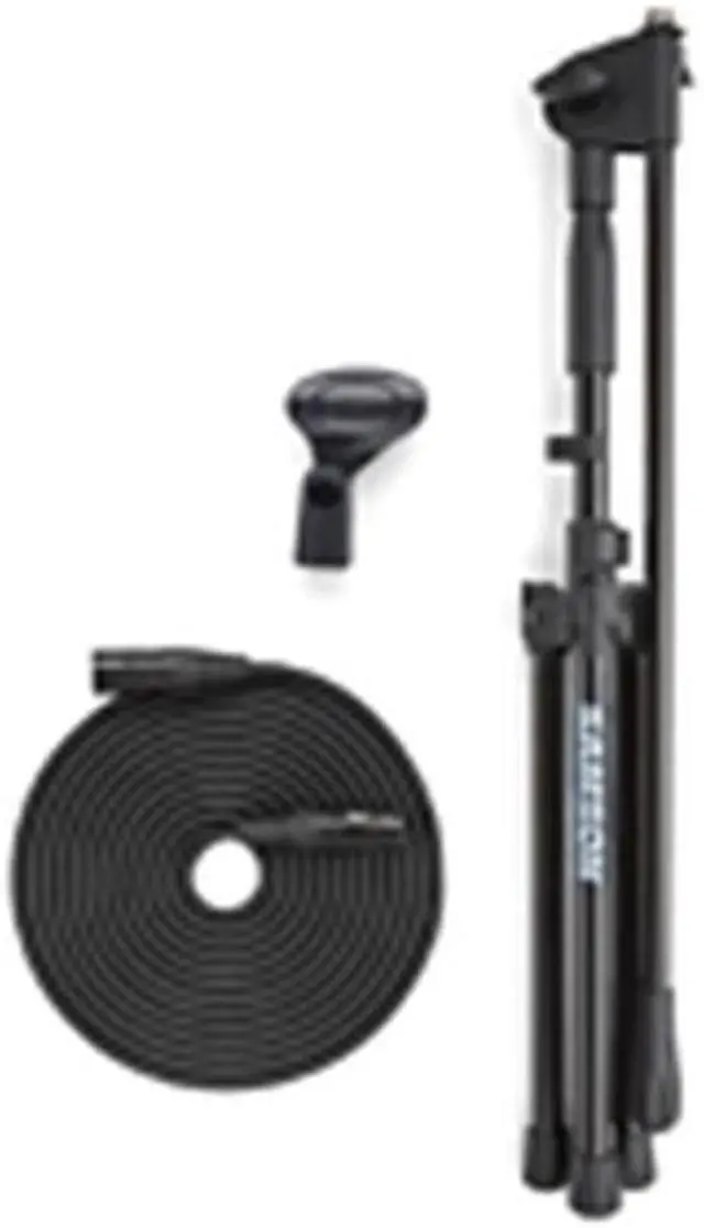 Alt view image 2 of 9 - Samson MK10 Plus - Lightweight Microphone Boom Stand with Mic Clip and Cable