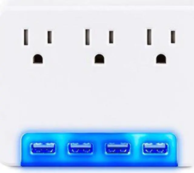 Alt view image 5 of 8 - CyberPower P3WUH Wall Tap Outlet