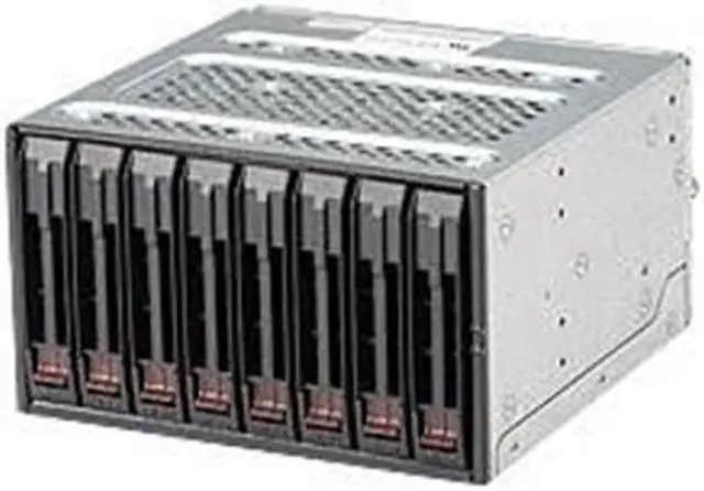 Alt view image 5 of 6 - SuperMicro CSE-M28SACB-OEM Black Mobile Rack
