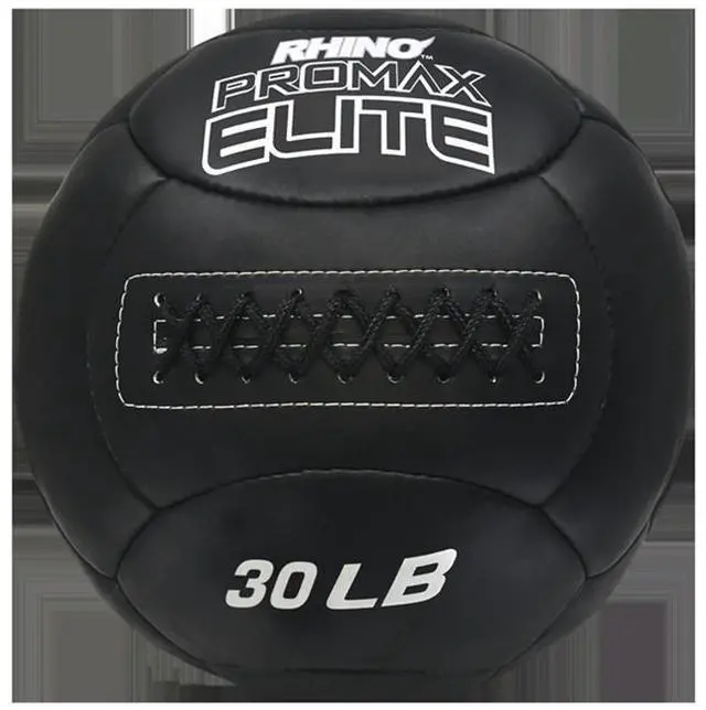 Alt view image 2 of 2 - Champion Sports PRX30 Rhino Promax Elite Medicine Ball - 30 lb - Black