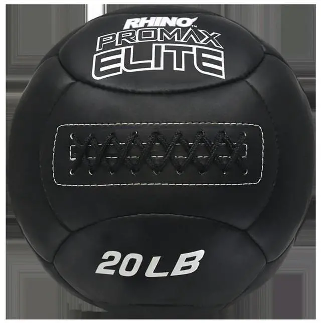 Alt view image 2 of 4 - Champion Sports PRX20 Rhino Promax Elite Medicine Ball - 20 lb - Black