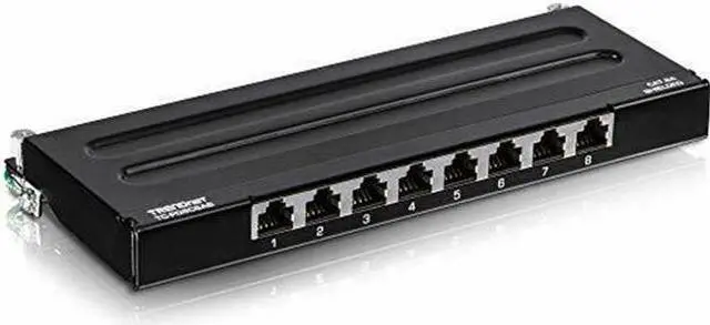 Alt view image 2 of 14 - TRENDnet TC-P08C6AS 8-Port Cat6A Shielded Wall