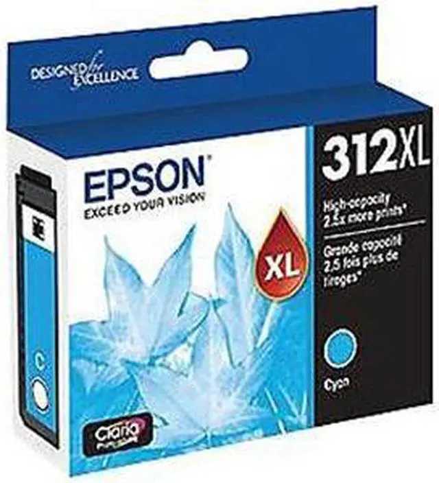 Alt view image 8 of 10 - Epson T312XL Claria High Capacity Ink Cartridge for Inkjet Printer, Cyan