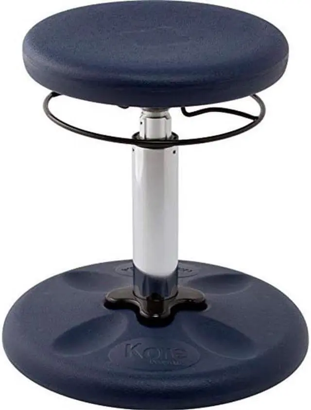 Alt view image 2 of 9 - Kore Design KOR3104 (14" - 19") Kids Adjustable Standard Wobble Chair, Dark Blue
