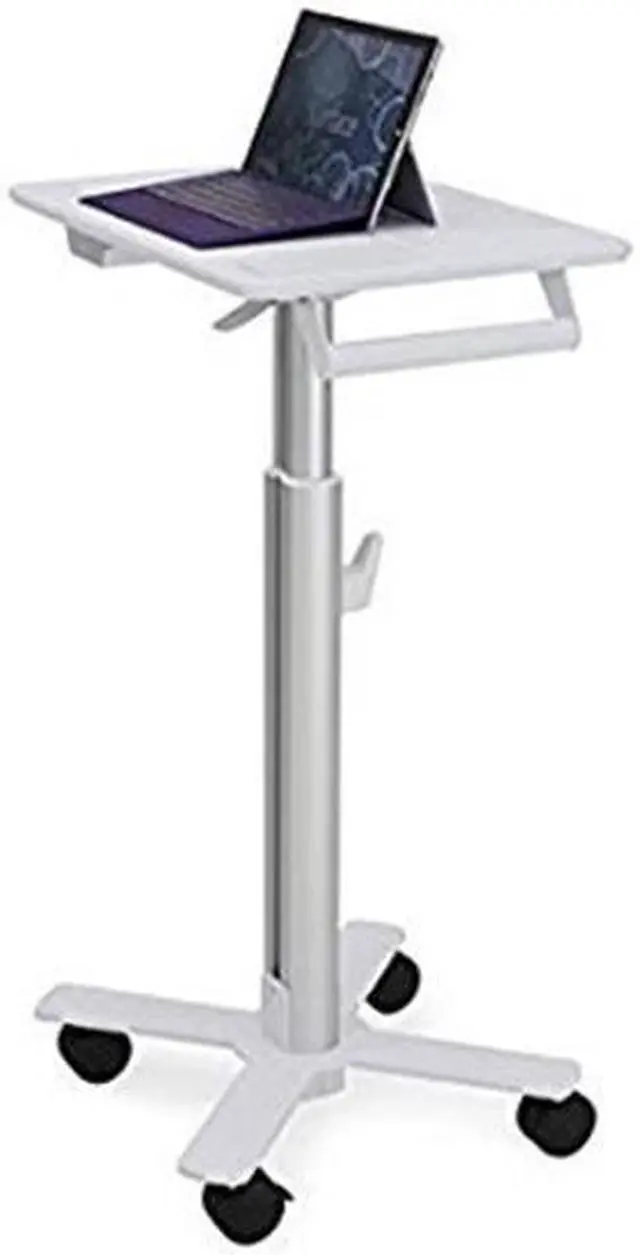 Alt view image 2 of 3 - Ergotron - SV10-1800-0 - Ergotron StyleView S-Tablet Cart, SV10 - 30 lb Capacity - 4 Casters - 3 Caster Size - Metal,