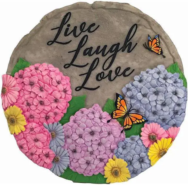 Main image of Spoontiques 13238 9 Stepping Stone Live Love Laugh