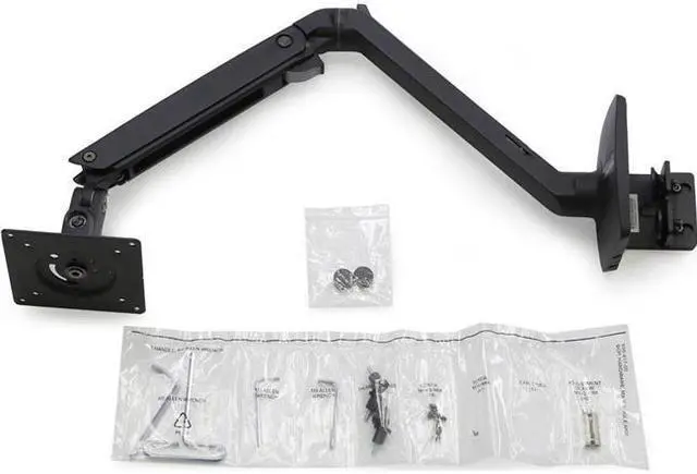 Alt view image 2 of 11 - Ergotron MXV Desk Monitor Arm Matte Black