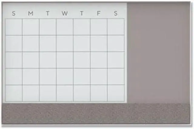 Alt view image 2 of 9 - U Brands Board,Glass,3n1,35x23,Wh 3197U0001