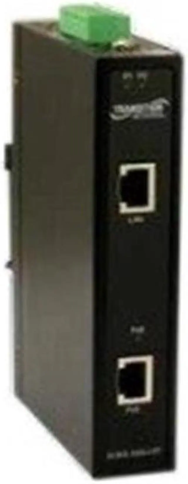 Alt view image 4 of 13 - Transition Networks SI-IES-1200-LRT Unmanaged Hardened Poe+ Injector - Poe Injector ( Din Rail Mountable ) - 24 / 48 V - 30 Watt - Output Connectors: 1