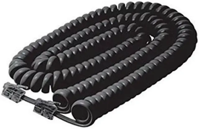 Main image of Black Point Products BT-083 BLACK 7 ft. CoiLED Handset Cord