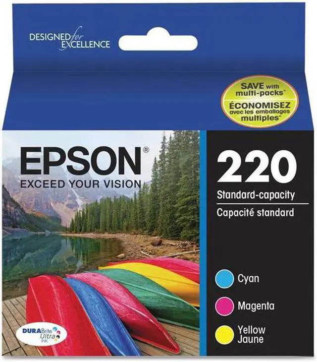 Main image of Epson Print T220520-S Colorink Cartridge - Pack of 3