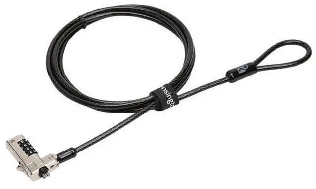 Alt view image 4 of 14 - Kensington Serialized Combination Cable Lock for Dell Devices with Wedge Slots K68010WW