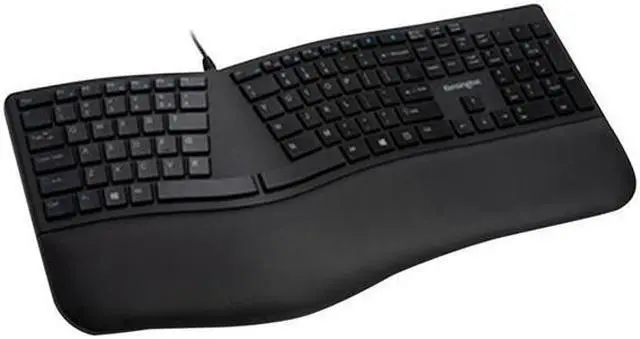 Alt view image 2 of 20 - Kensington Pro Fit K75400US Black USB Wired Ergonomic Keyboard